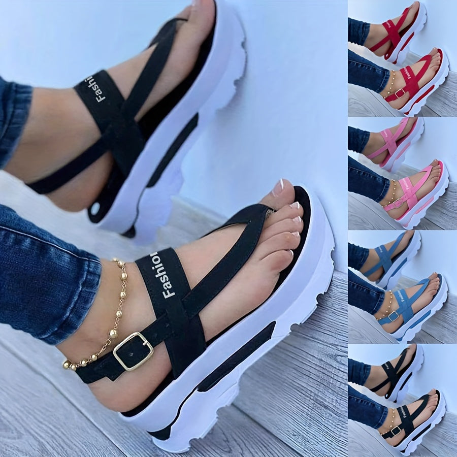 Women’s Summer Flat Sandals - Open Toe, Non-Slip Sole