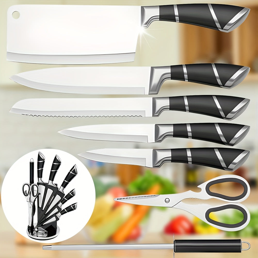 Set Cuțite 9 piese – Oțel Inoxidabil Carbon