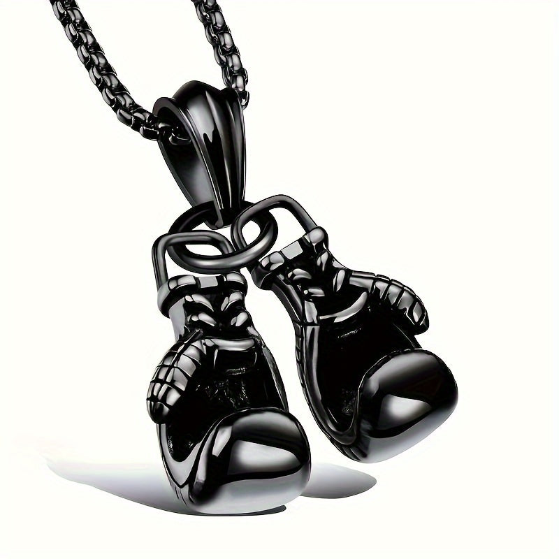 A Stylish Punk-style Hip-hop Boxing Glove Pendant Necklace