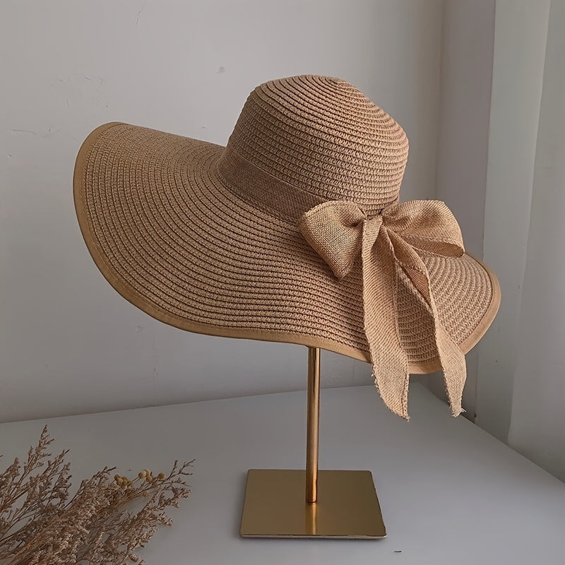 Summer Beach & Travel Cap with Adjustable Drawstring
