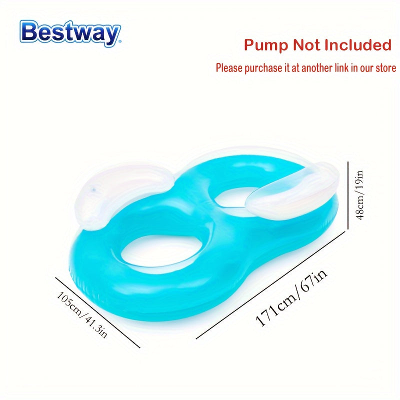 Bestway Inflatable Water Floating Ring, 2-person Swimming Bed, Without Pump
