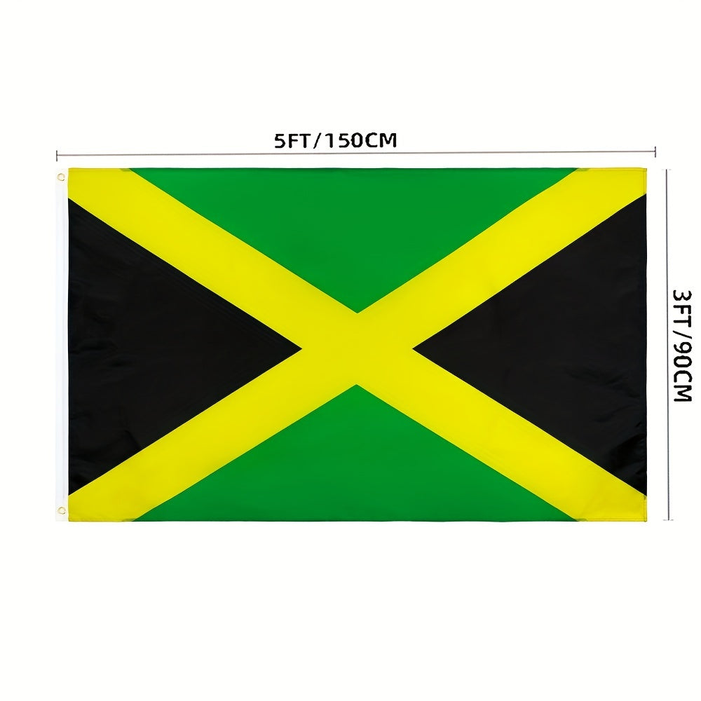 90*150cm 3x5fts Jamaican National Flags