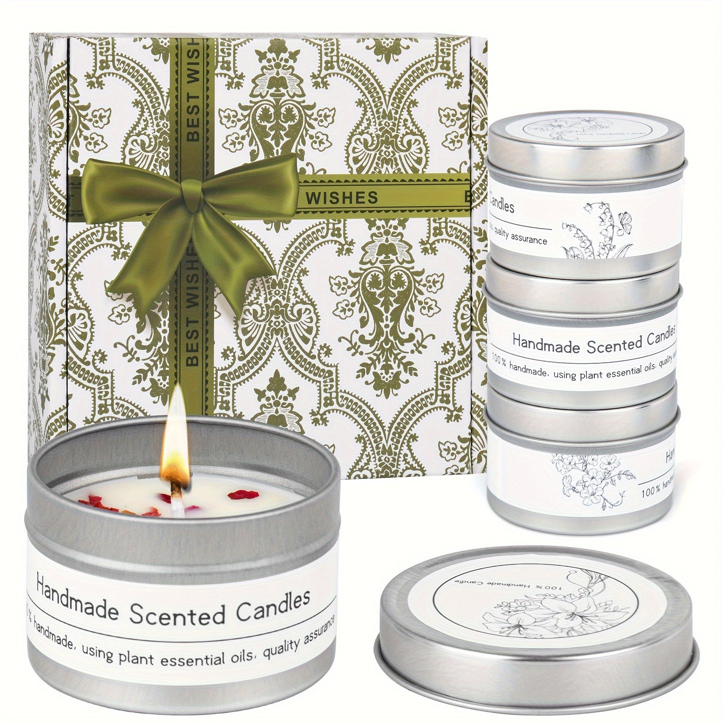4pcs Scented Candle Gift Set