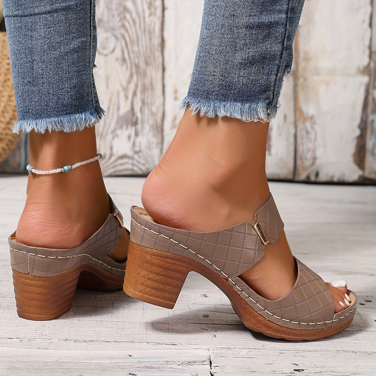 Outdoor Sandals For All Competitions, Women's Chunky Heel Sandals