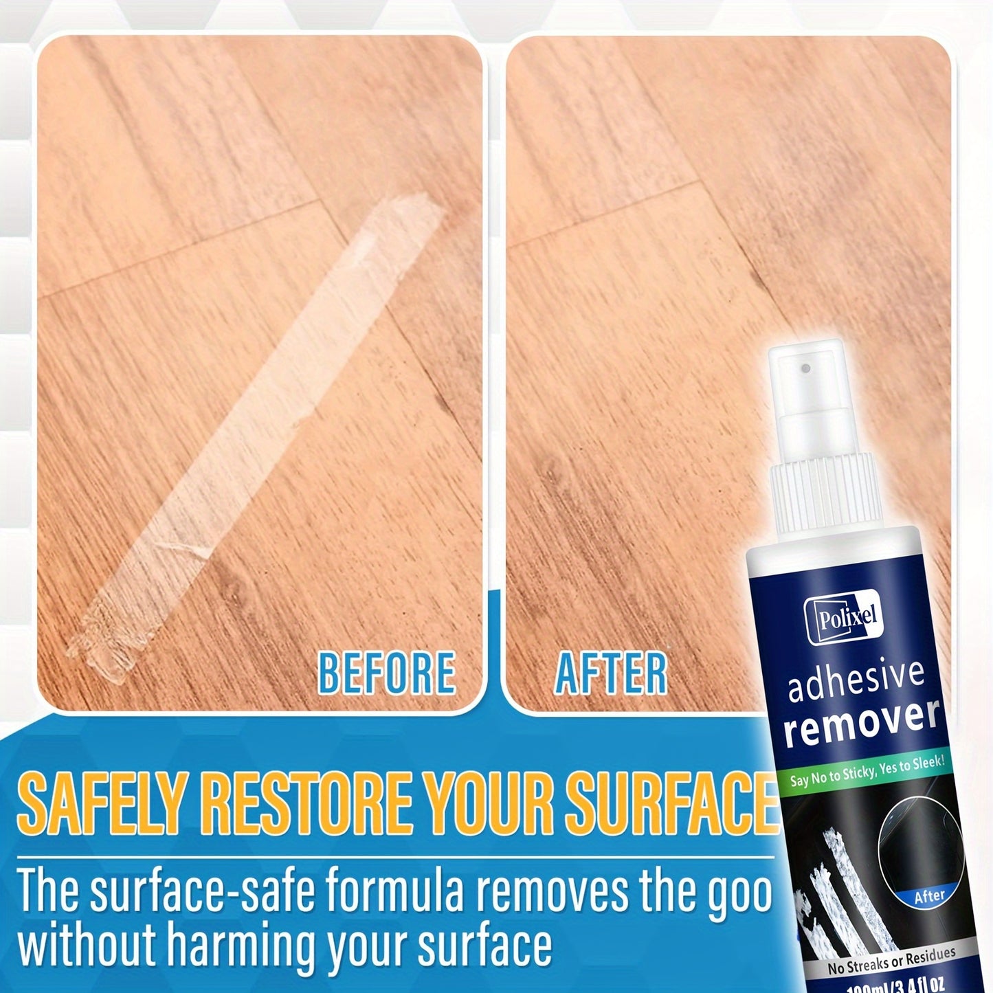 Spray Îndepărtare Adeziv 100ml cu Spatulă și Prosop