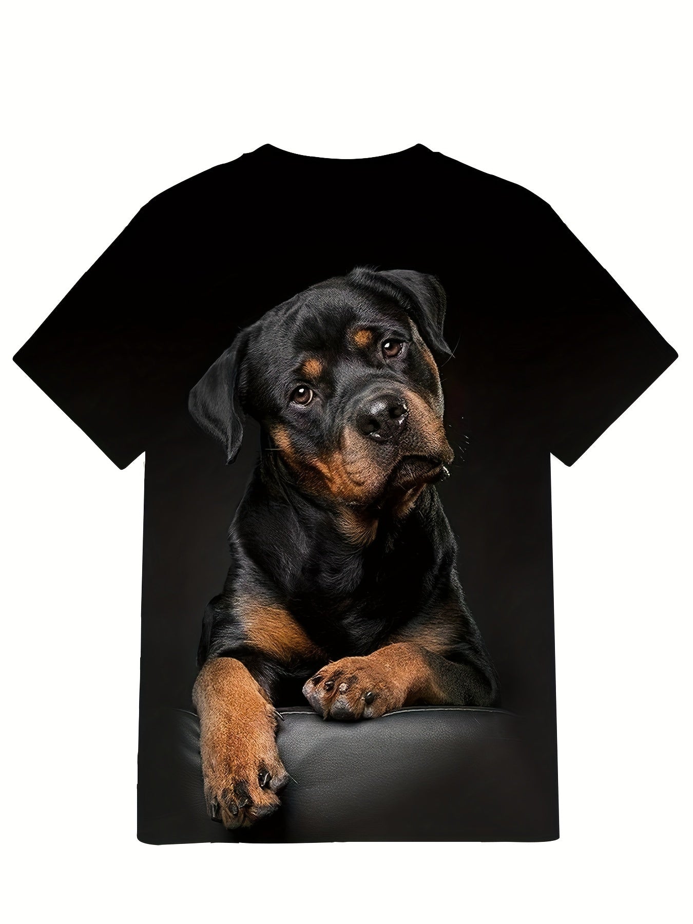 Men's Fashion Dog Print Sports T-shirt