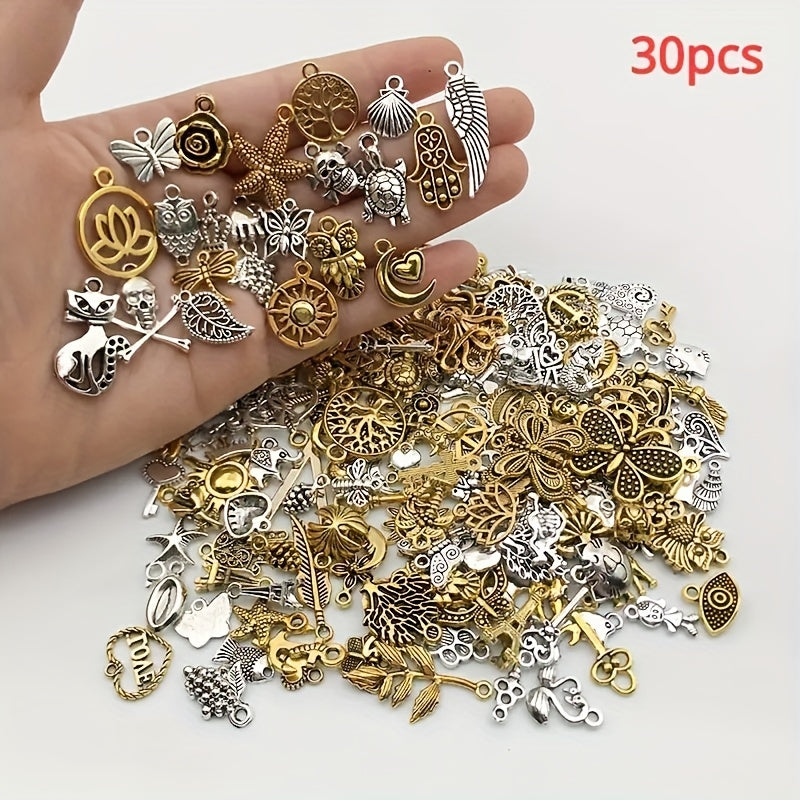 30/60 Sets of Alloy Tibetan Silvery Pendant Earrings: Bracelet, Necklace, Luggage & Clothing Accessories