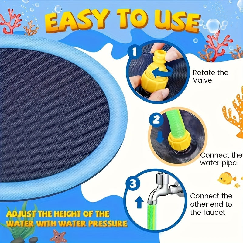 Pet water spray mat, pet beach toy, yard toy
