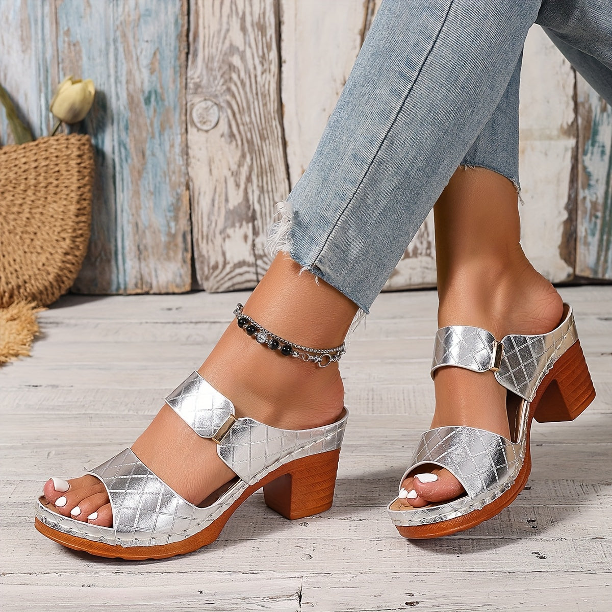Outdoor Sandals For All Competitions, Women's Chunky Heel Sandals