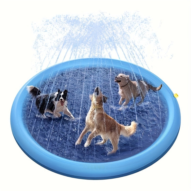 Pet water spray mat, pet beach toy, yard toy
