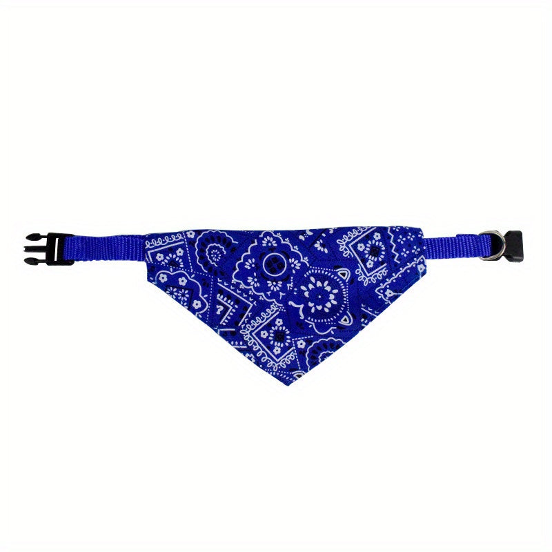 Stylish Printed Dog Bandanas With Buckle