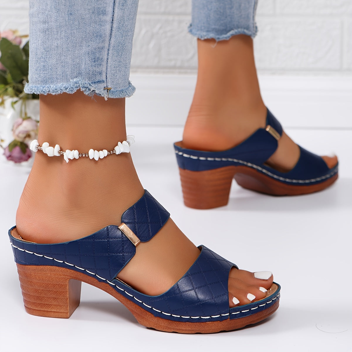 Outdoor Sandals For All Competitions, Women's Chunky Heel Sandals