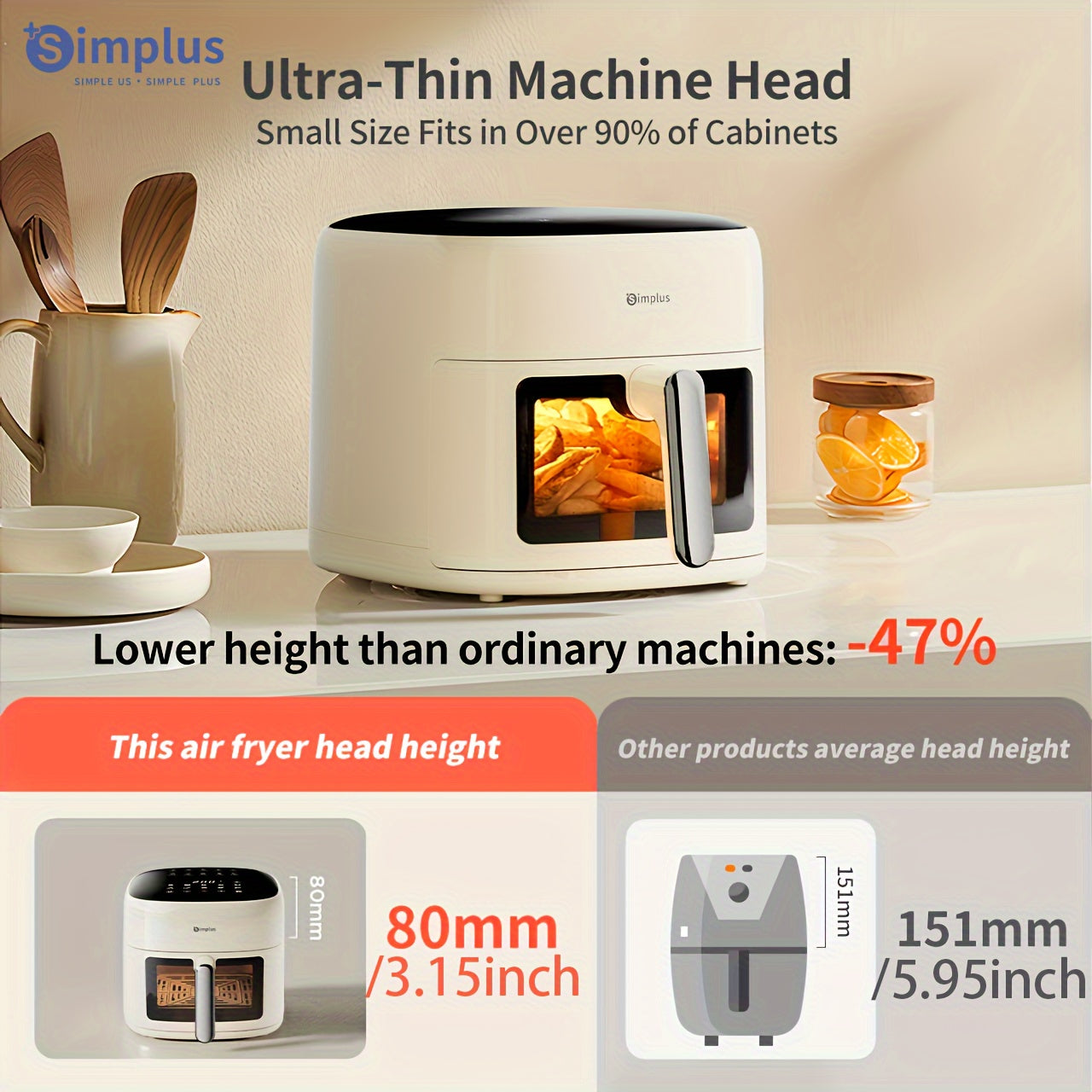 Air Fryer - Large Capacity 6L