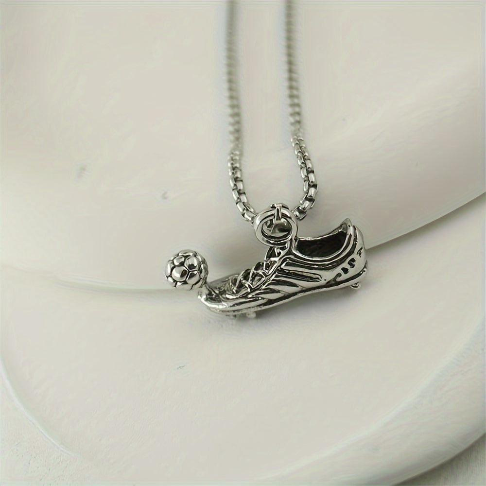 Fashion Sneakers Football Necklace Pendant
