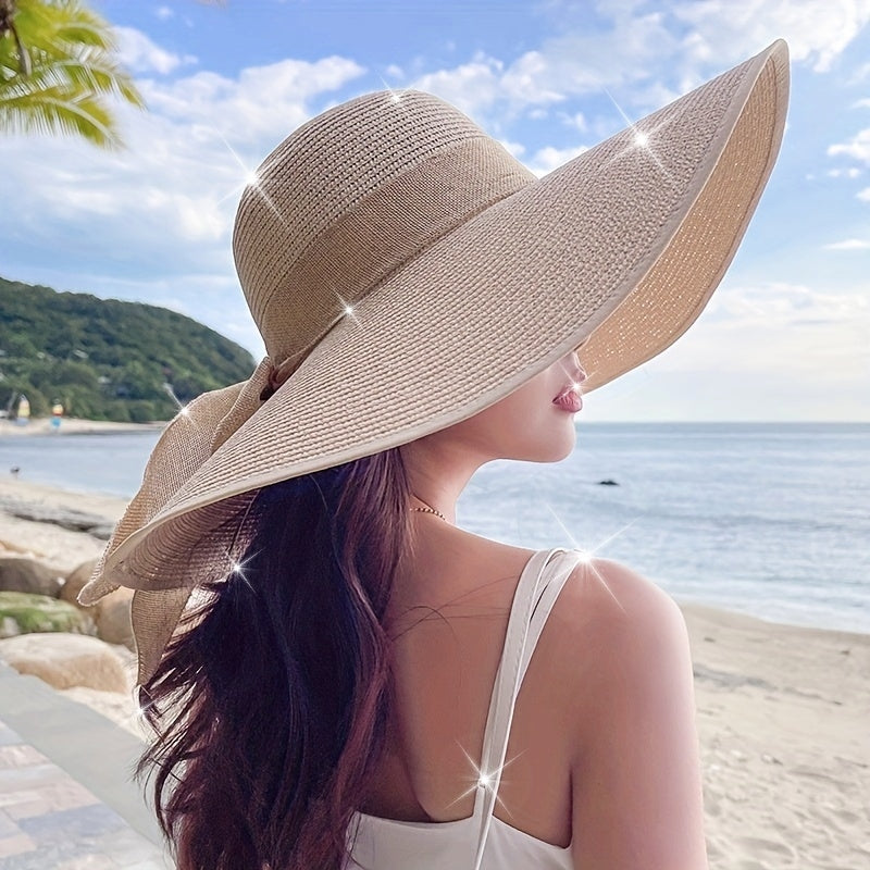 Summer Beach & Travel Cap with Adjustable Drawstring