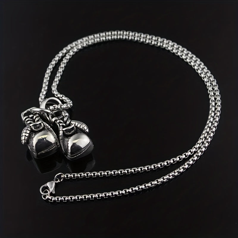 A Stylish Punk-style Hip-hop Boxing Glove Pendant Necklace