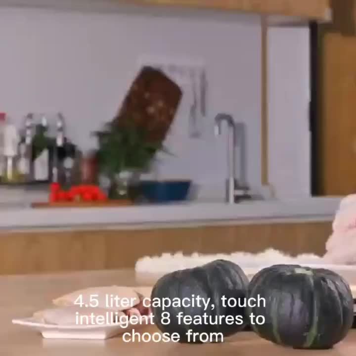 Air Fryer, Intelligent Compact Air Fryer, Glass 360 ° Observation Window