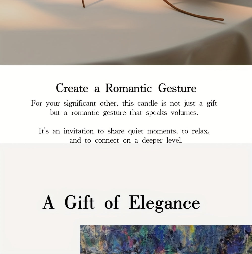 Luxurious Flower-Shaped Gardenia Candle