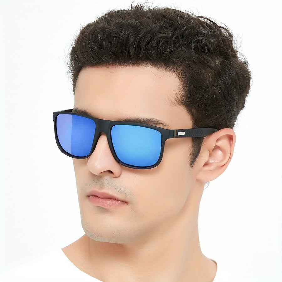 1-2-3pcs Fashion Vintage Check Pattern Square Fashion Glasses