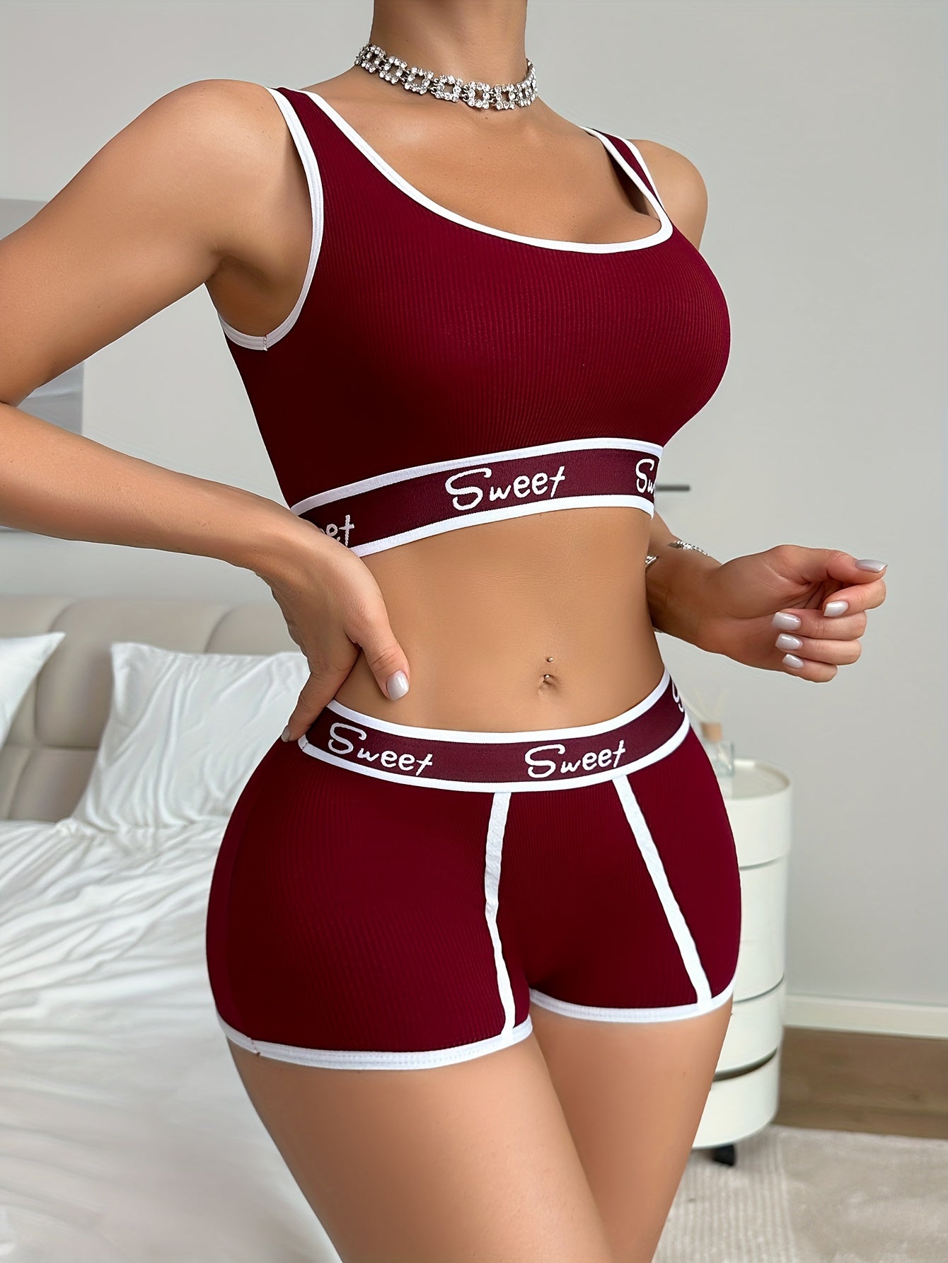 European & American Style Seamless Women's Breathable Backless Set