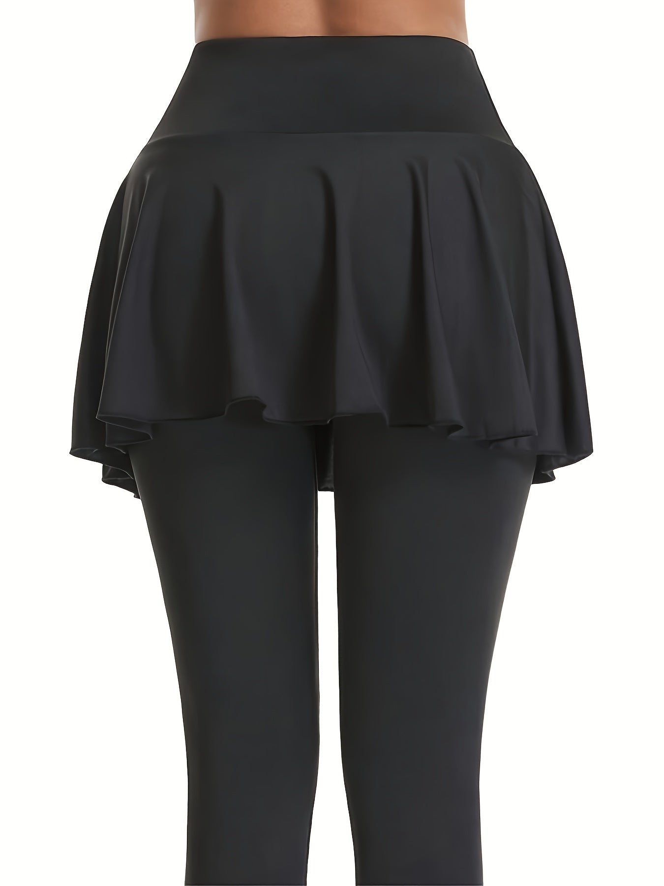 3pcs High-Waist Skort Leggings for Women