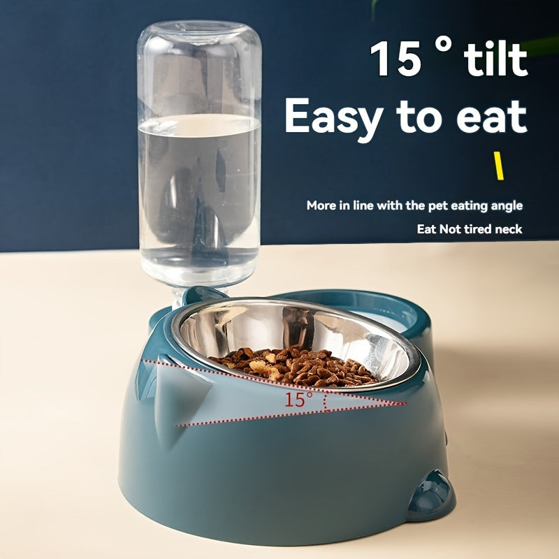 Cat Bowl with Slanted Mouth, Dog Bowl