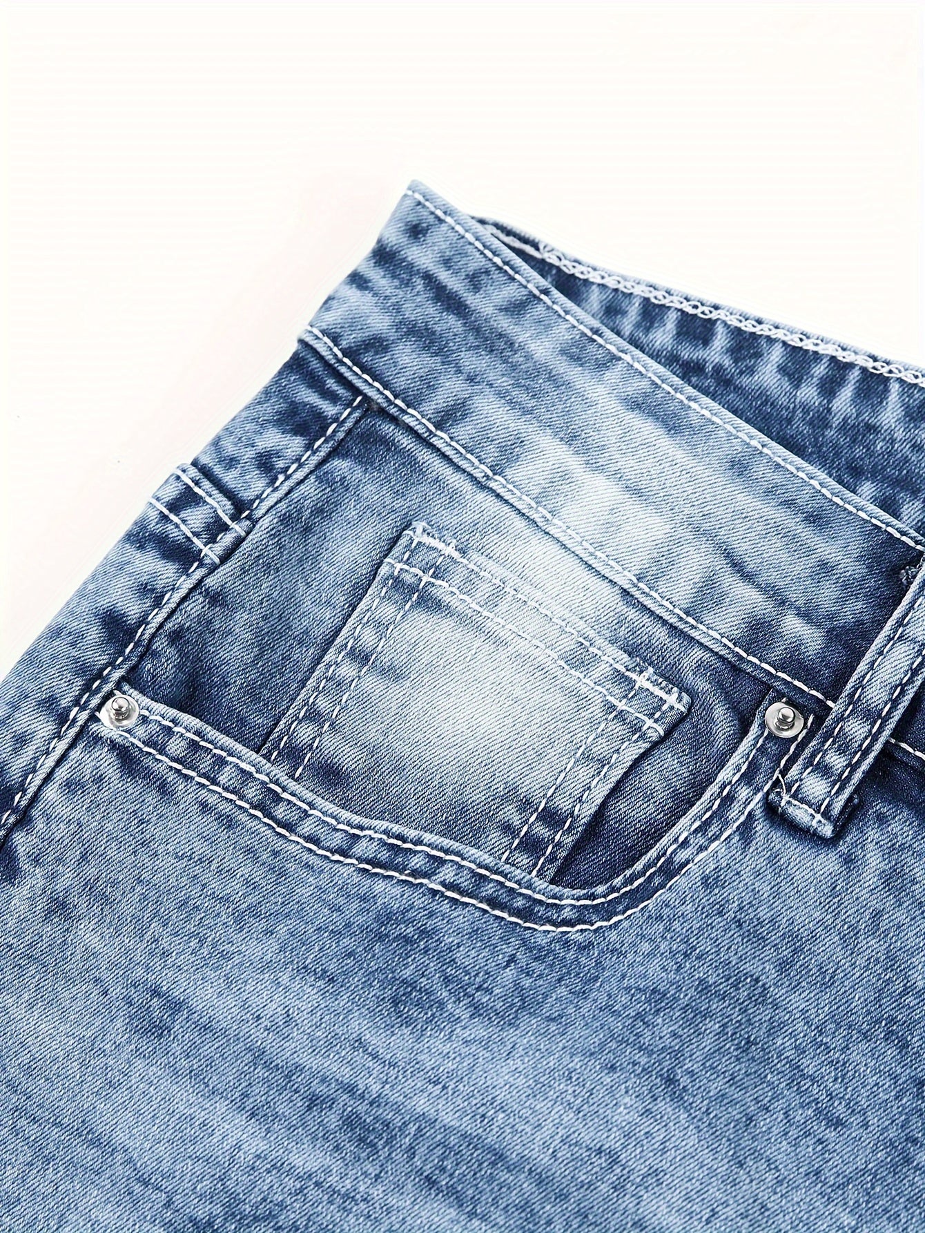 Men's Stretch Denim Jeans, Slim Fit Straight-Leg