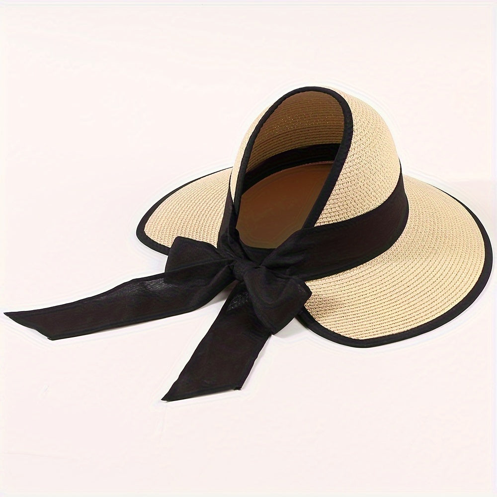 Women's Summer Outdoor Sun Visors With Ponytail Hole