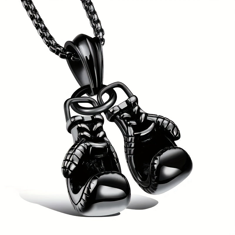 A Stylish Punk-style Hip-hop Boxing Glove Pendant Necklace