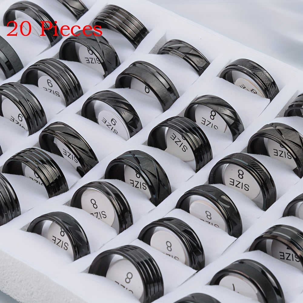 New Waterproof And Sweat-proof High-quality Two-color Stainless Steel Ring