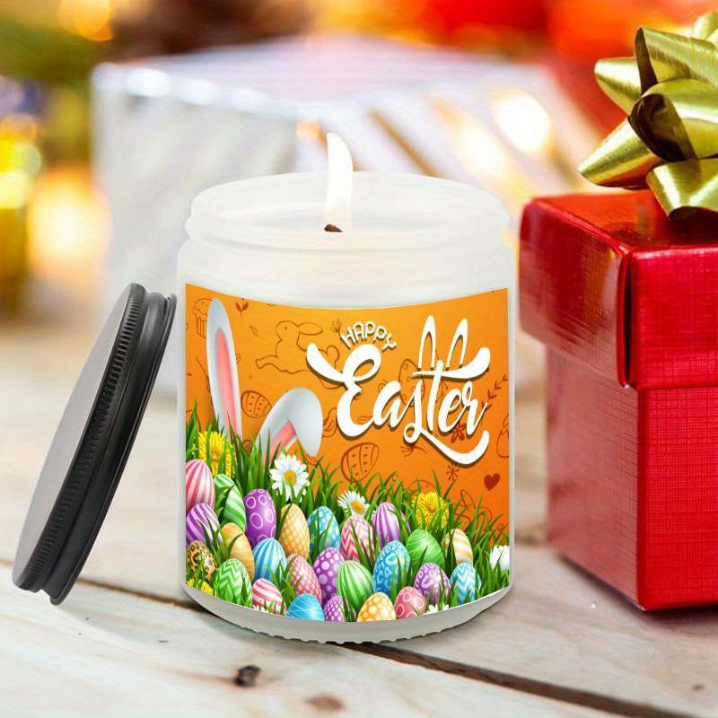 1pc Lavender Scented Easter Candle in Glass Jar