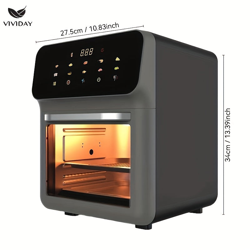 VIVIDAY LED Digital Touchscreen Air Fryer