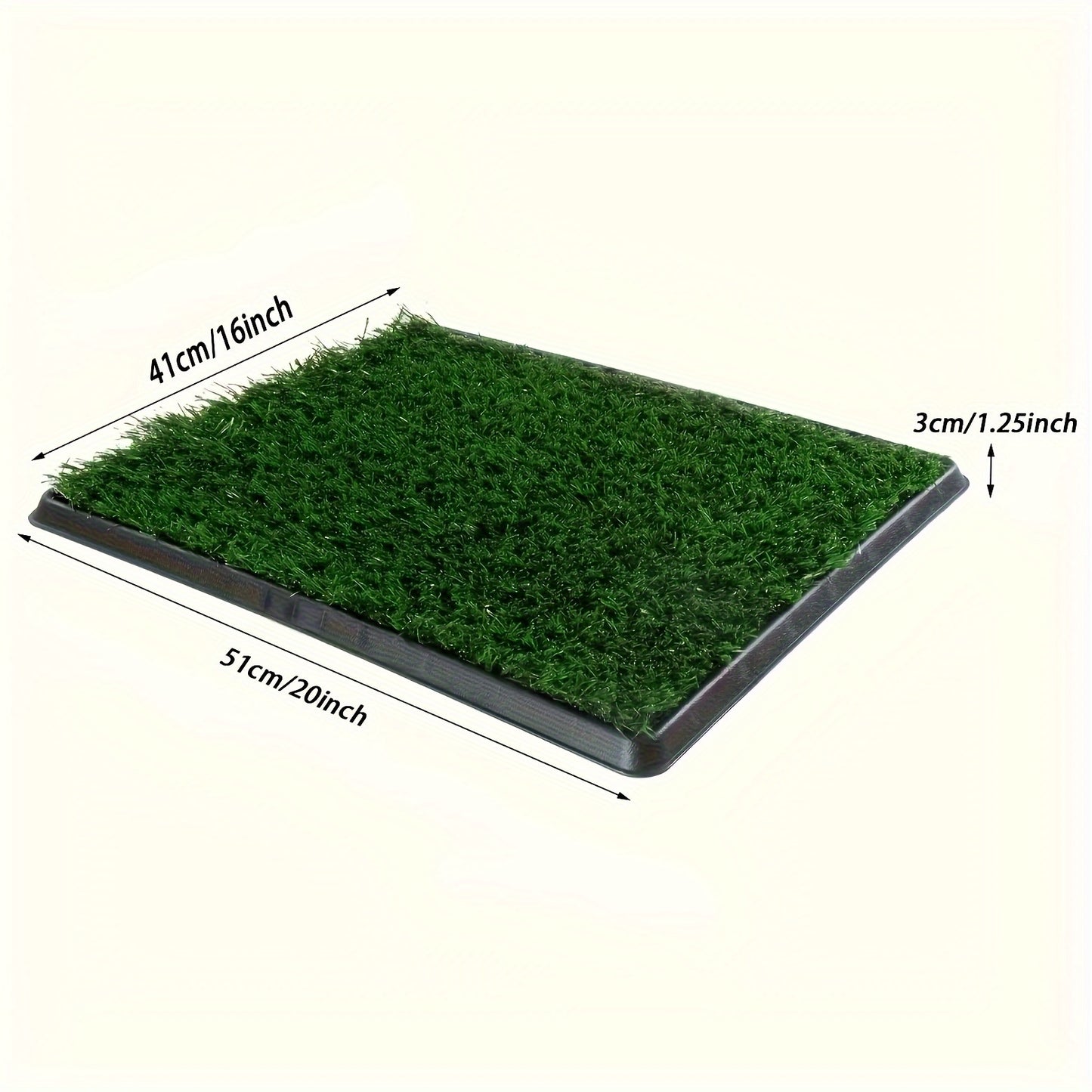 "Leak-Proof" Washable Dog Potty Tray with 3-Layer System