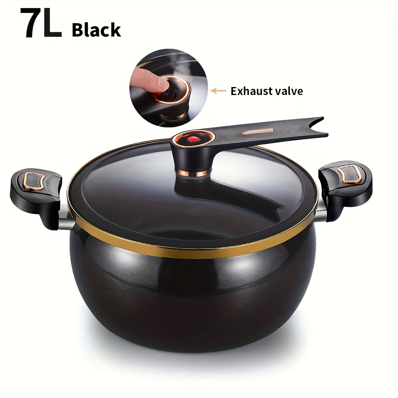1pc Fat and Chubby Multifunctional Soup Pot for Home Use