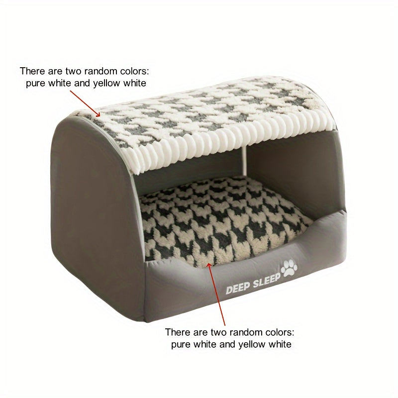 Dog Houndstooth Dog Bed Large Size Extra