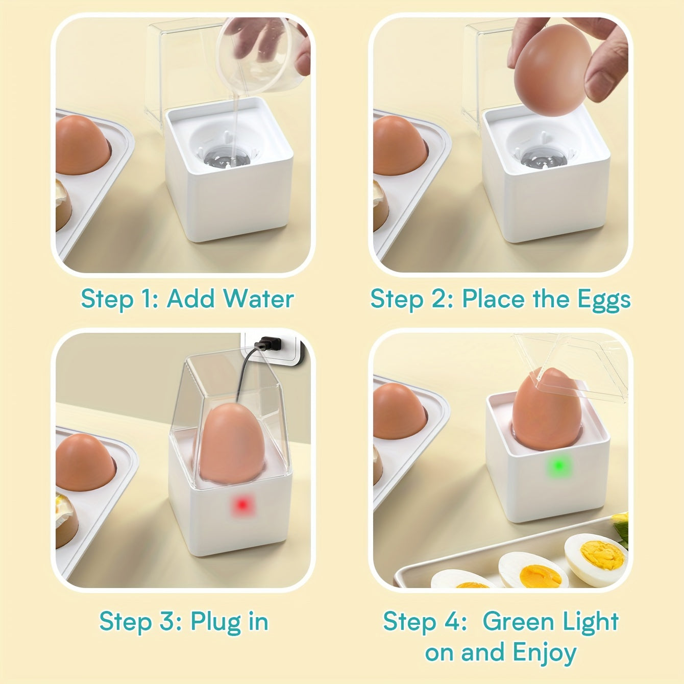 Rapid Egg Cooker, Electric Egg Cooker
