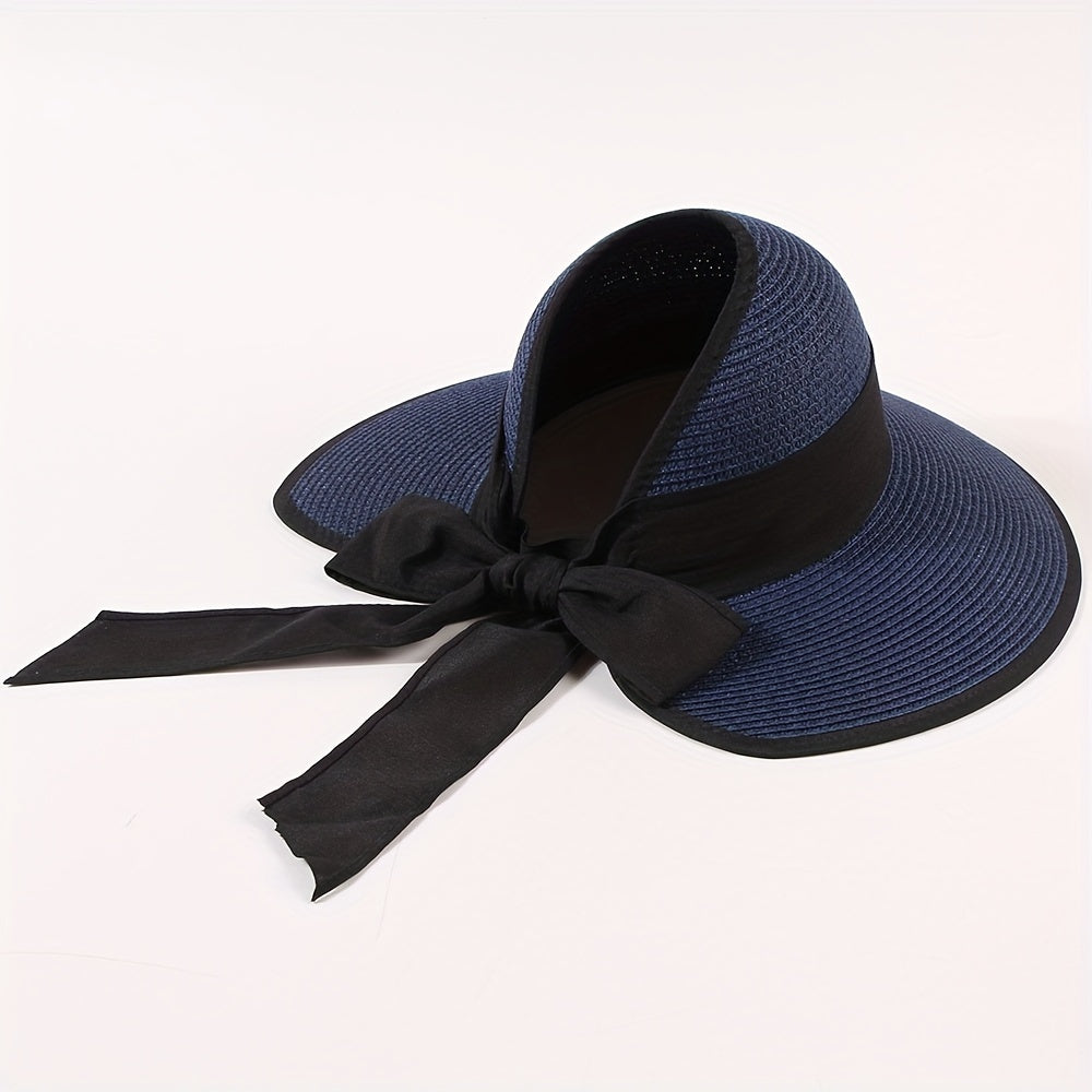 Women's Summer Outdoor Sun Visors With Ponytail Hole