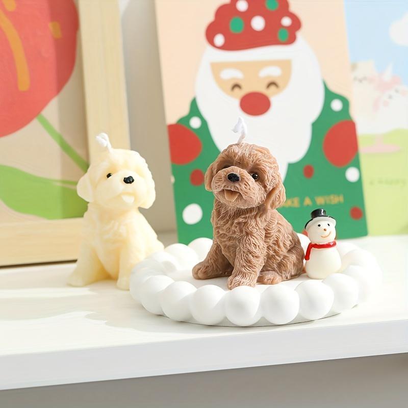 1pc Adorable Puppy Scented Soy Wax Candle