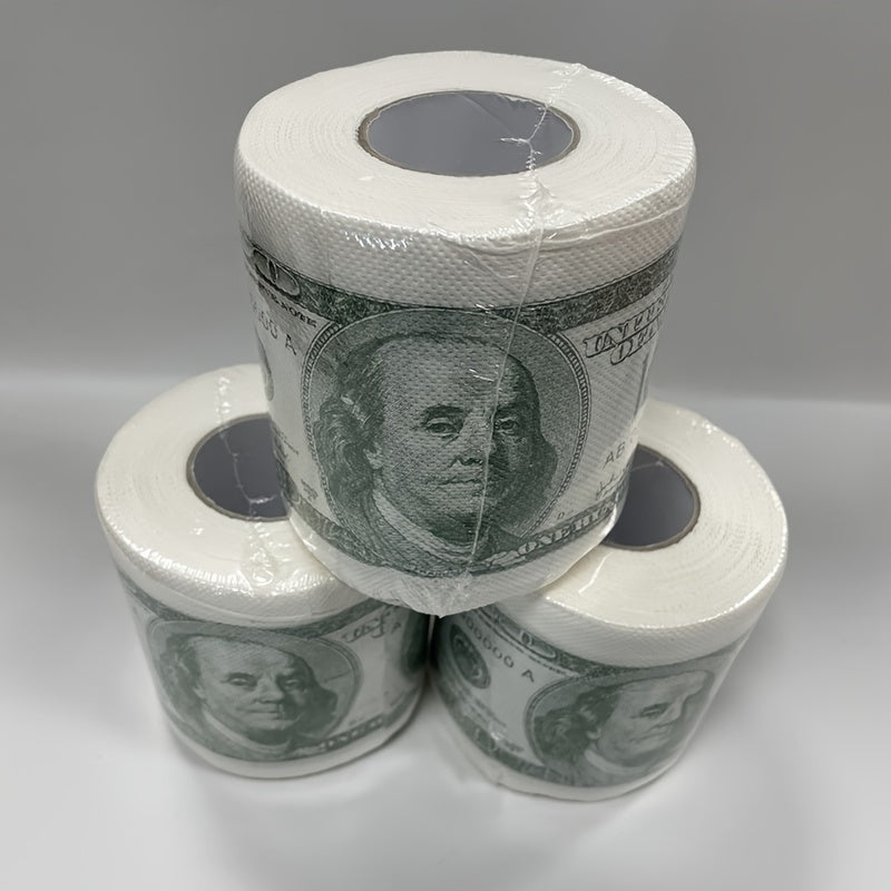 1roll, Funny One Hundred Dollar Bill Toilet Roll Paper