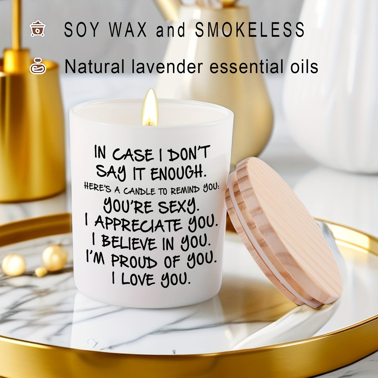 Lavender Scented Soy Candle