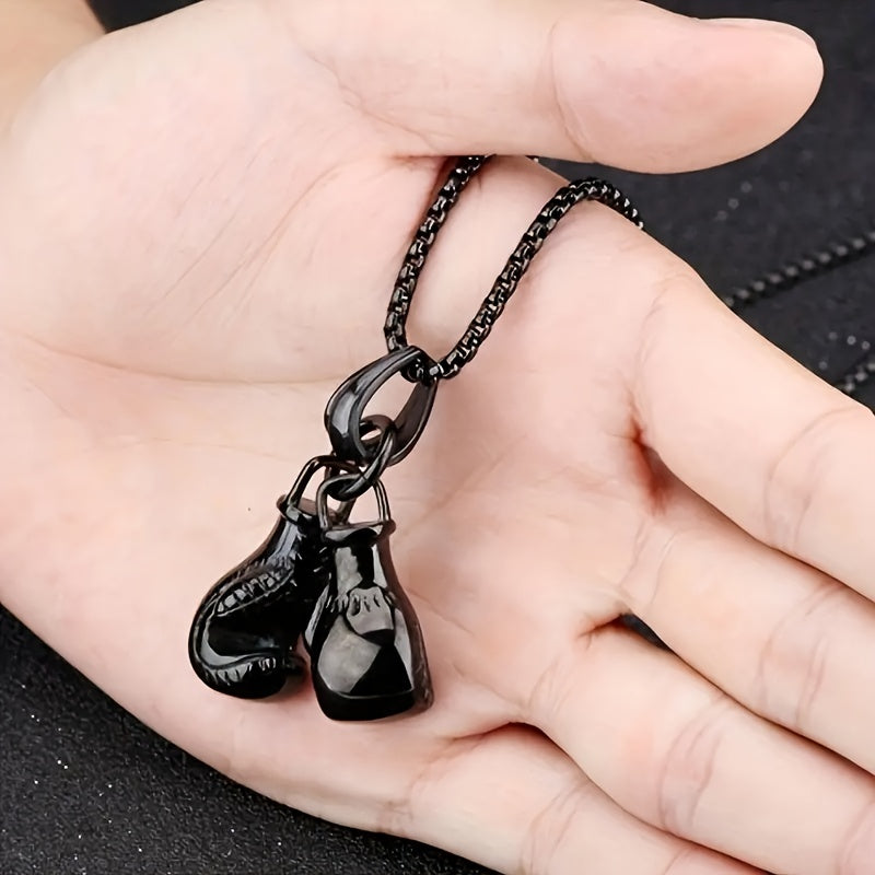A Stylish Punk-style Hip-hop Boxing Glove Pendant Necklace