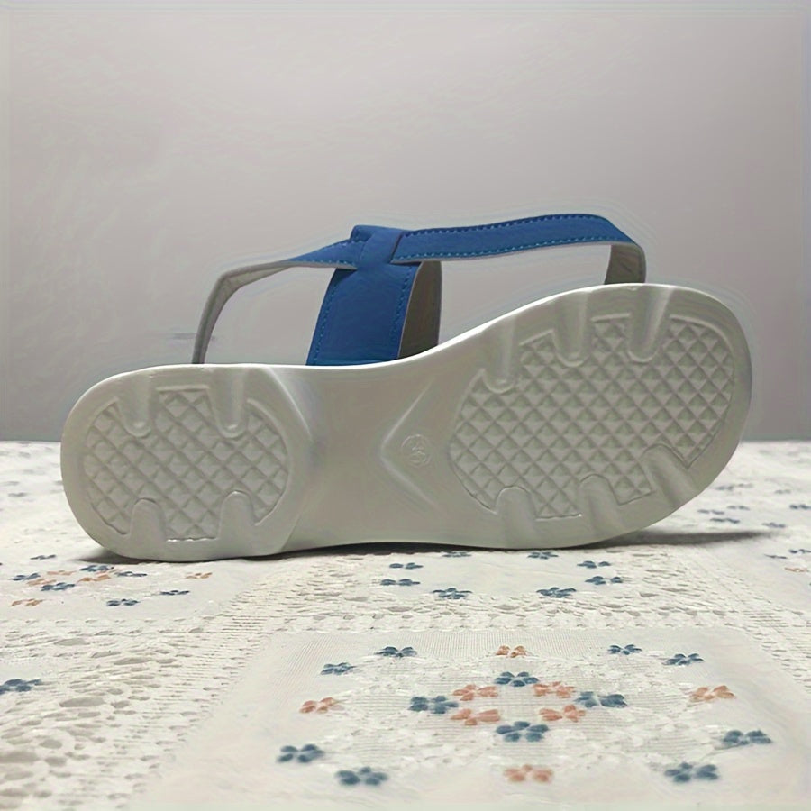 Women’s Summer Flat Sandals - Open Toe, Non-Slip Sole