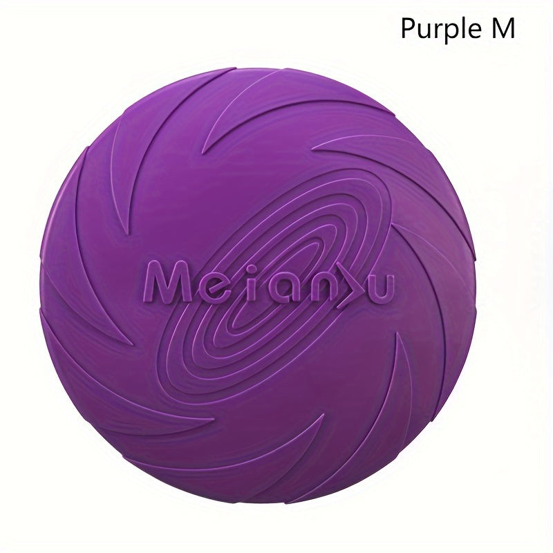Plain Color Pet Training Flying Disc, Chew Durable Toy For Dog Interactive Supply
