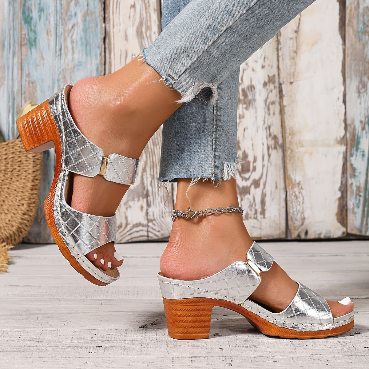 Outdoor Sandals For All Competitions, Women's Chunky Heel Sandals