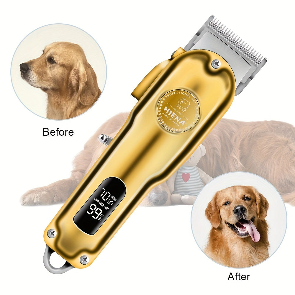 Rechargeable Low-Noise Cordless Dog Clippers for Grooming