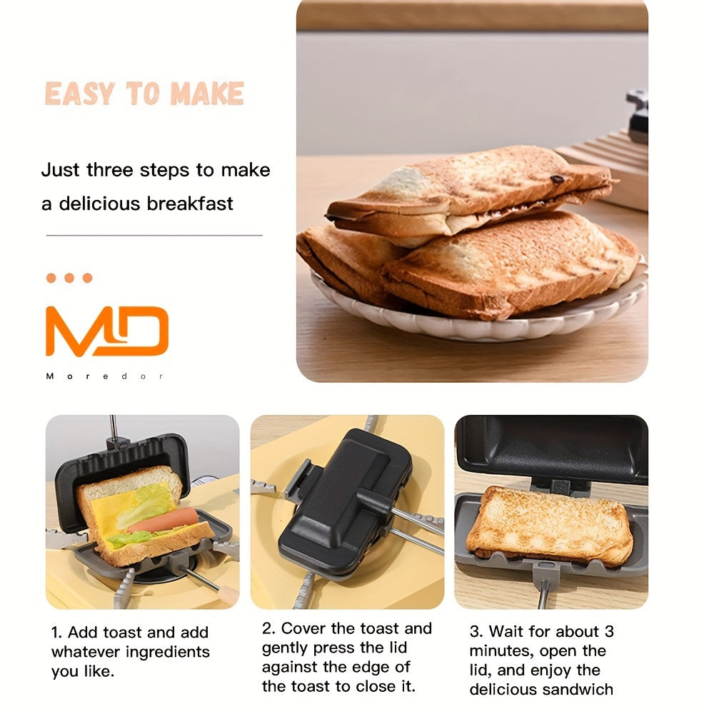 1pc Double Sided Non-Stick Sandwich Maker