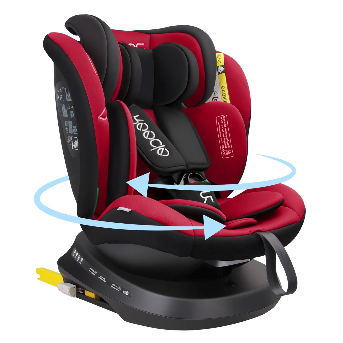 I-Size Child Car Seat, 360 Free Swivel, Suitable for Child Aged 0-12 Years (40-150cm)