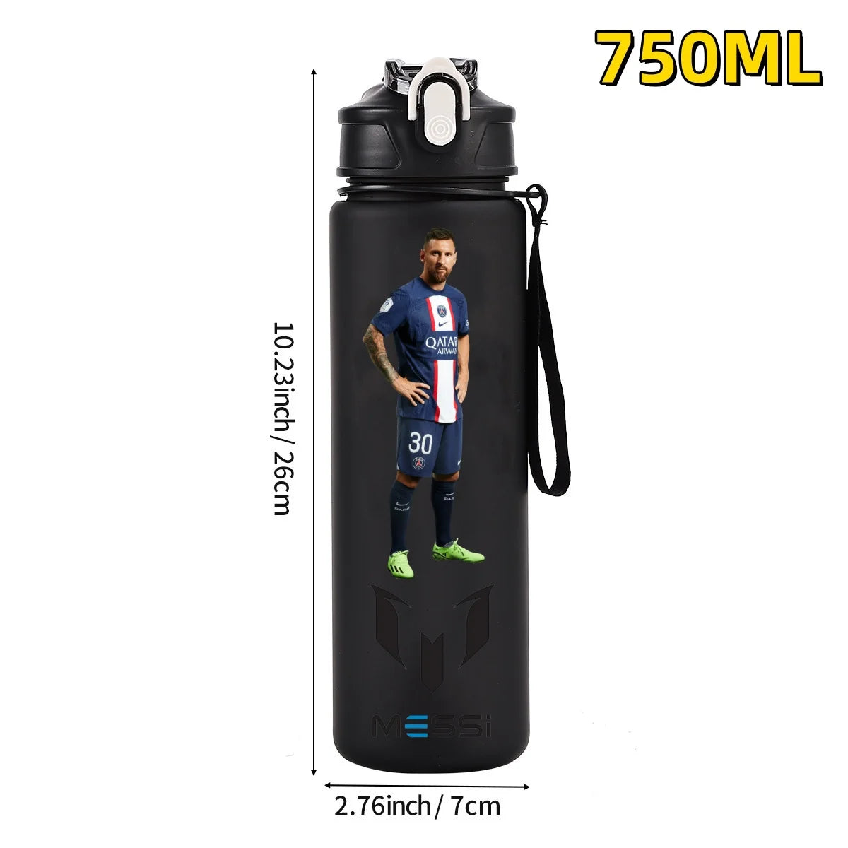 750ML Football Star Water Cup
