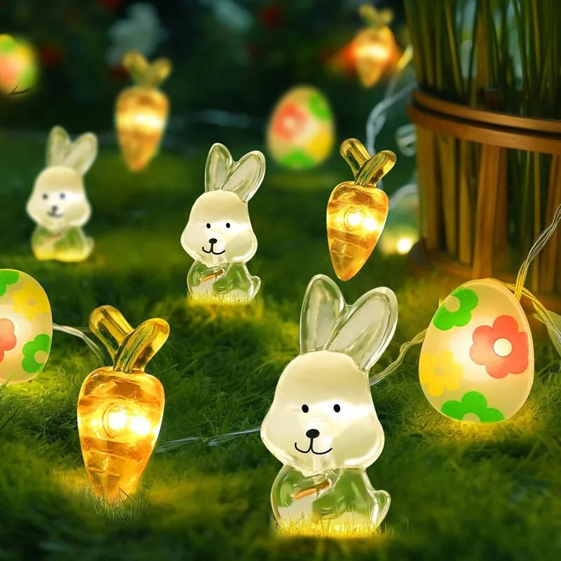 1.5m 10led Easter Rabbit Egg