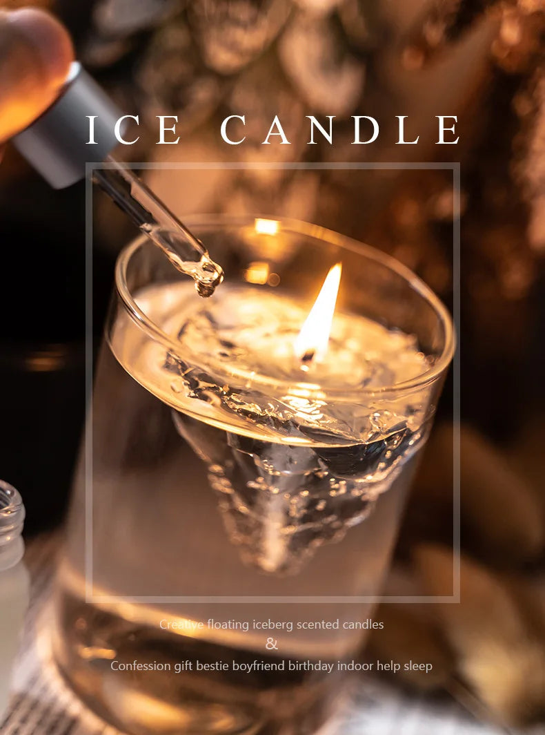 Healing Home Decorations Transparent Jelly Candles